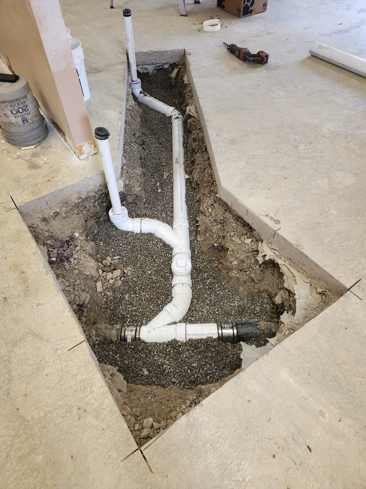 Redrock Plumbing performing a whole-home repipe